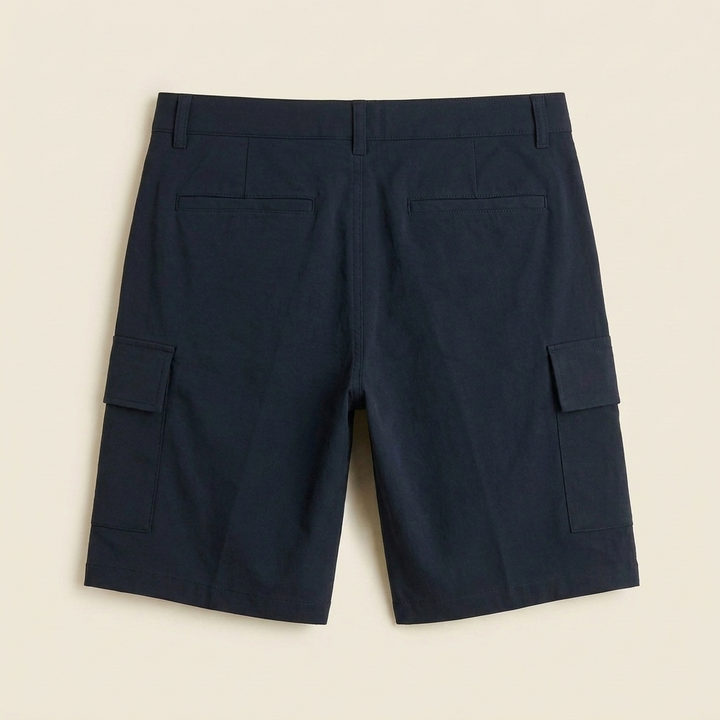 Bran Cargo Bermuda Shorts | Stretch Slim Fit, Multiple Pockets