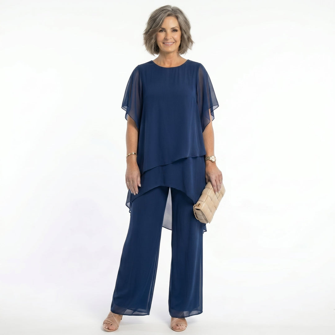 Sharyn | Tiered Tunic & Trouser Set