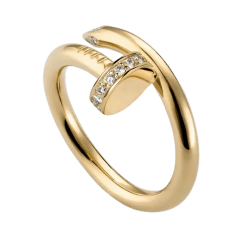 Handcrafted Rosa Ring made of gold-plated stainless steel, featuring a delicate floral design perfect for elegant occasions. - 4