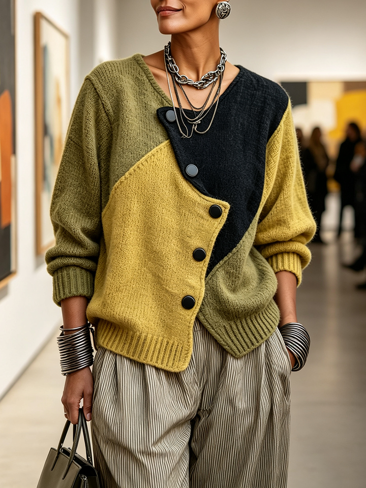 Westo | Color-Block Knit Sweater