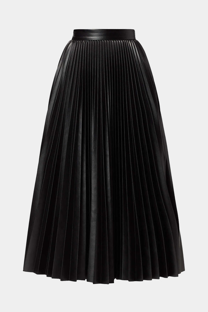 Penny Faux Leather Skirt | Comfortable Above Knee Design