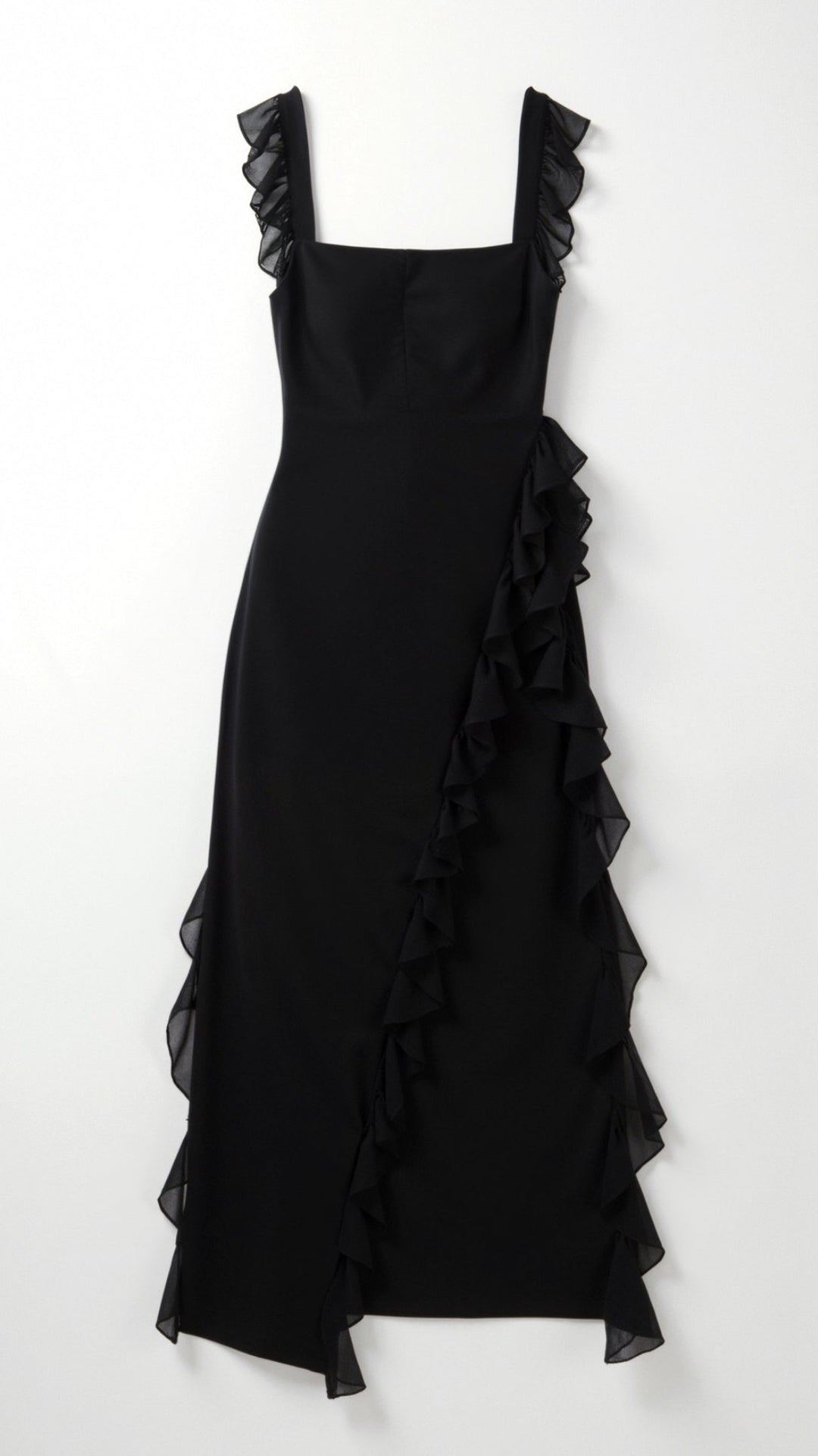 Elavira | Elegant Ruffled Maxi Dress