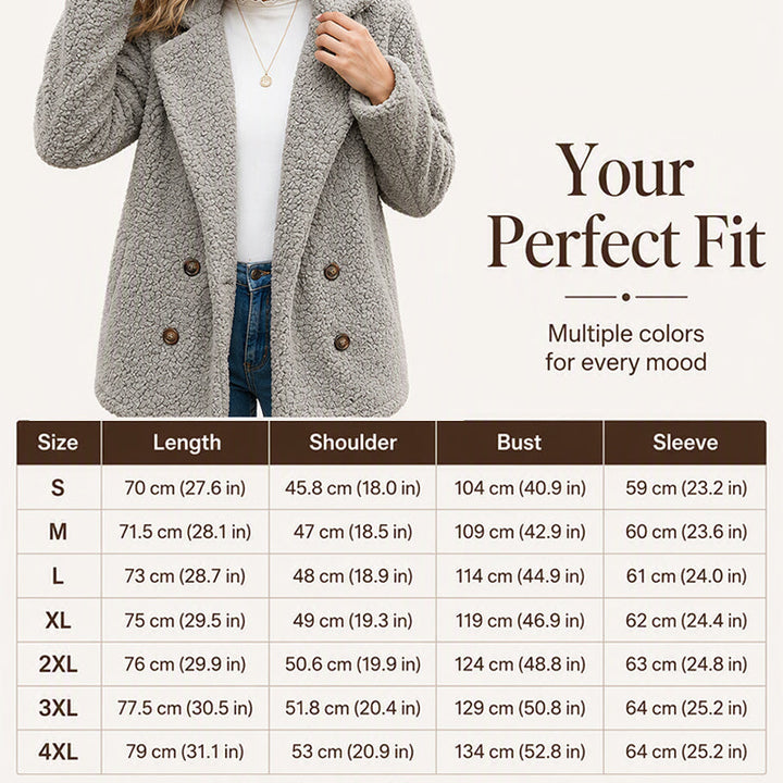 Elegant Textured Lapel Coat