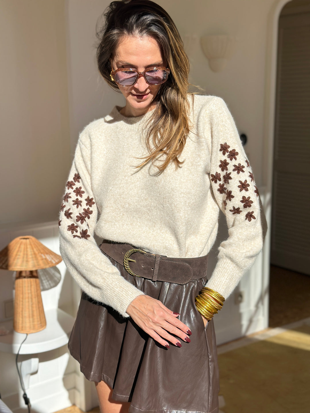 Teya Knit Sweater | Soft, Feminine Design