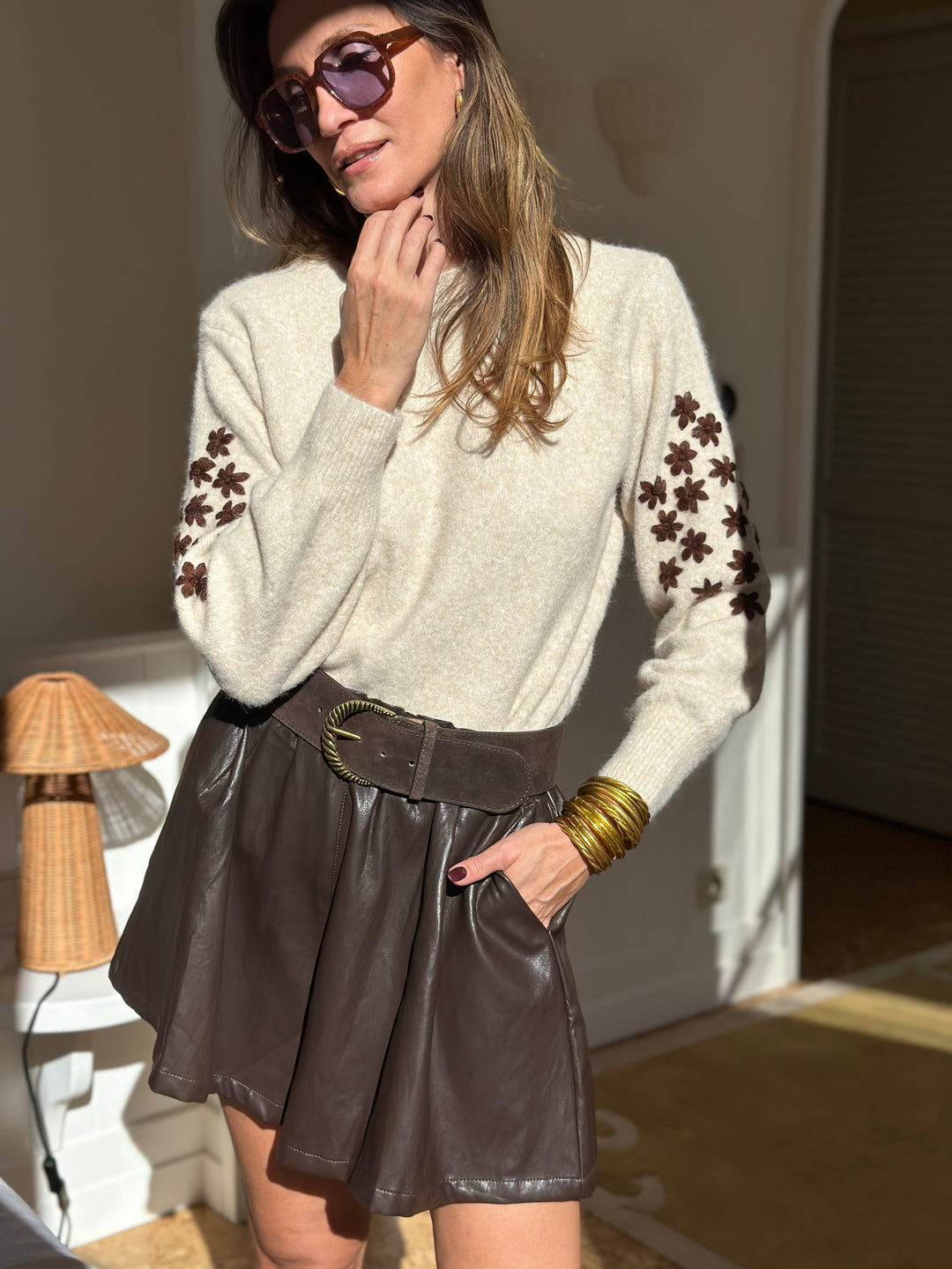 Teya Knit Sweater | Soft, Feminine Design