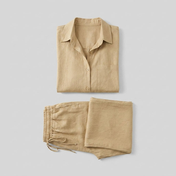 Aero | Women's Set Breathable Cotton-Linen Loungewear