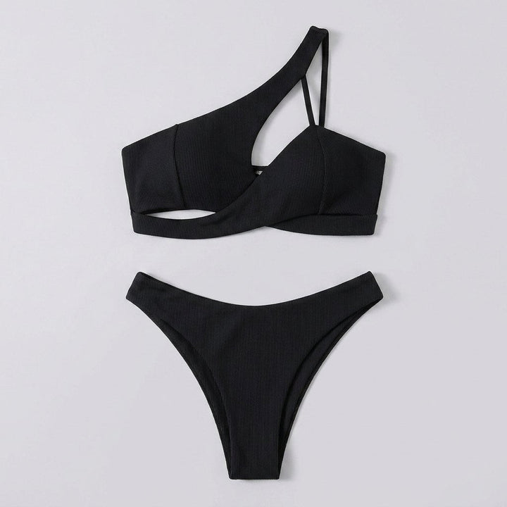 Anne Front Bikini Set black