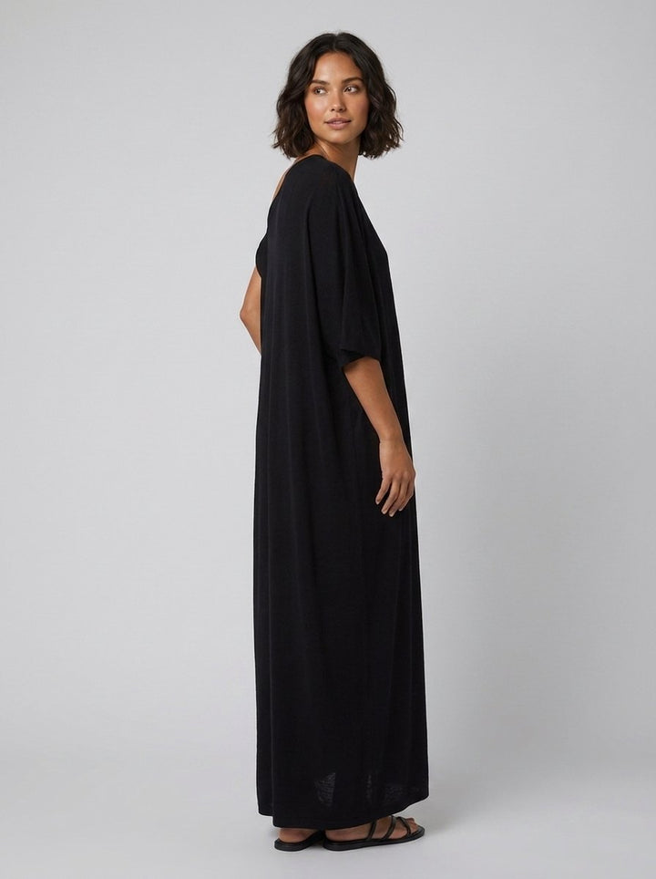 Asera Women's Top | Fine Weight Knit, Asymmetric Draped Silhouette