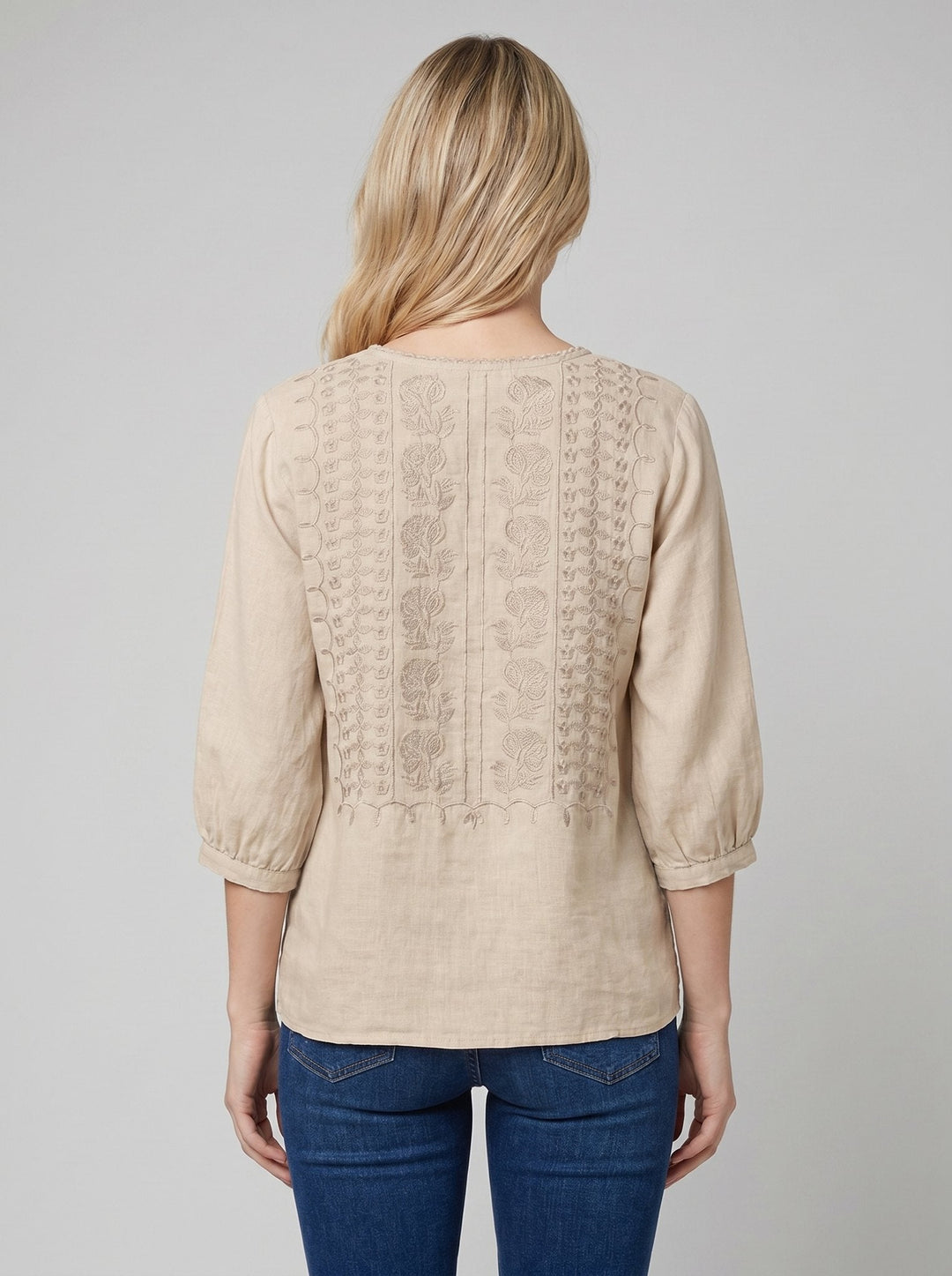 Aurora | Embroidered Relaxed Blouse