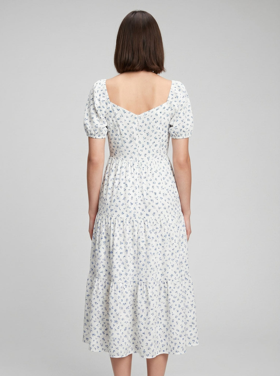 Bella | Midi Dress Lightweight, Sweetheart Neckline, Summer Style