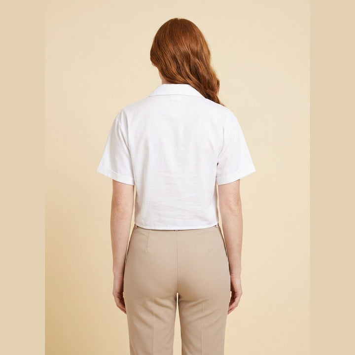 Breeze | Women's Shirt Soft Fabric, Twist Hem Design