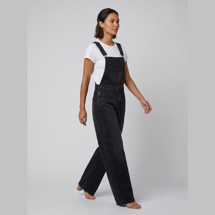 Cali denim overalls black