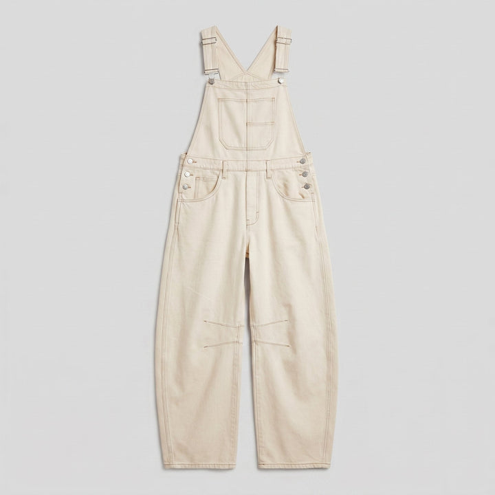 Cali | Denim Overalls for Women  Soft-Washed Cotton, Wide-Leg Design