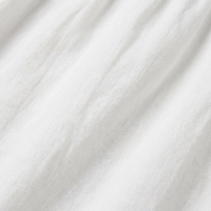 Citrine | Women's Dress Lightweight Cotton Midi with Balloon Sleeves