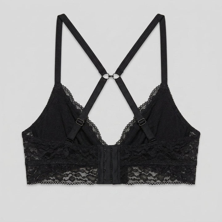Cleo Wireless Bralette | Animal-Motif Lace, Non-Padded