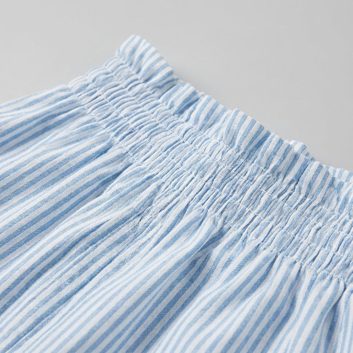 Cora | Tank Top and Pants Set Breathable Cotton, Striped Design
