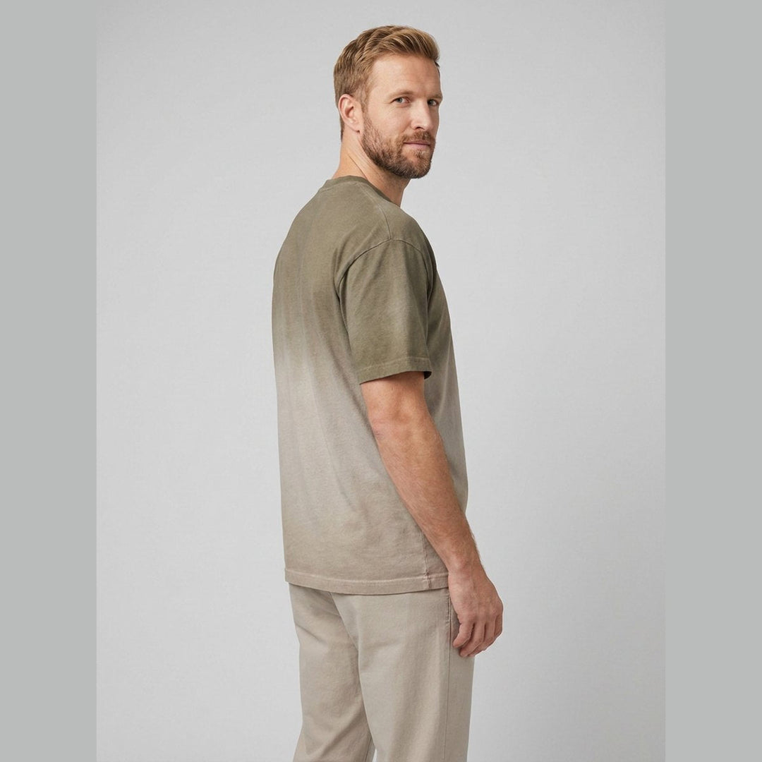 Danny | Gradient T-Shirt Soft Cotton Crew Neck, Regular Fit