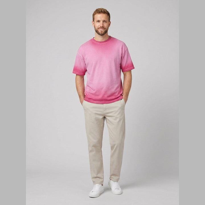 Danny | Gradient T-Shirt Soft Cotton Crew Neck, Regular Fit