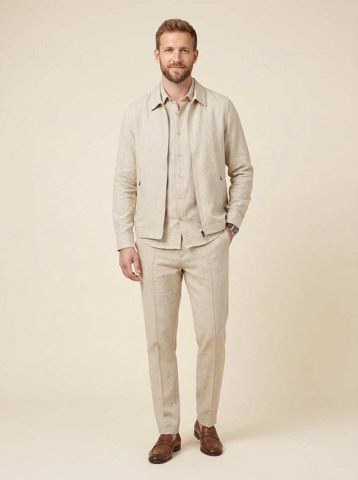 DARIO | Men's Set with Zip Vest