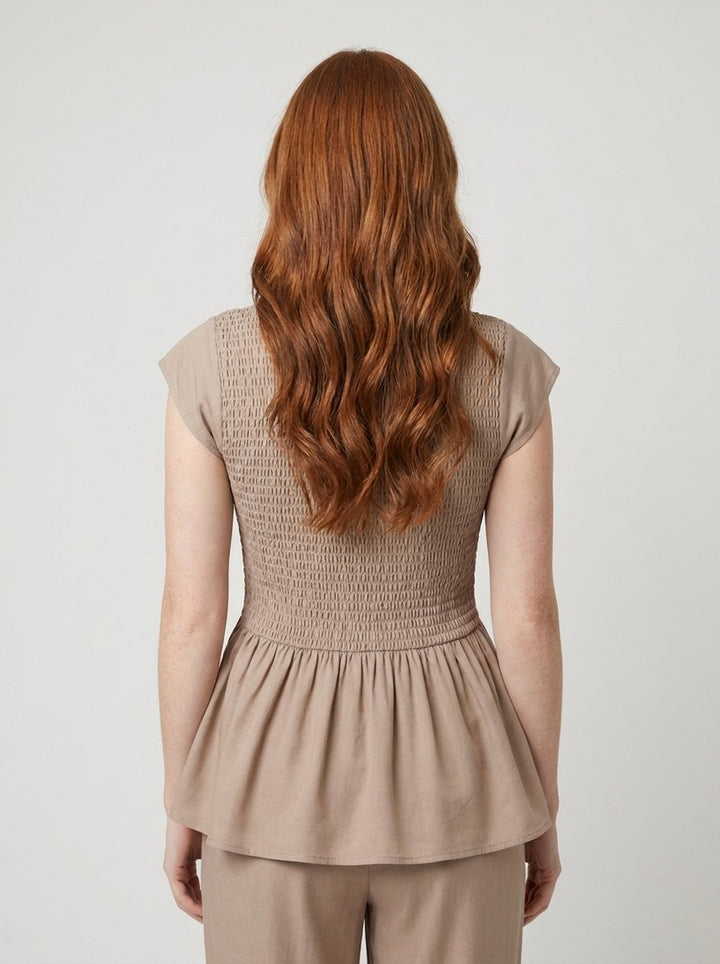 Dashi | Peplum Top