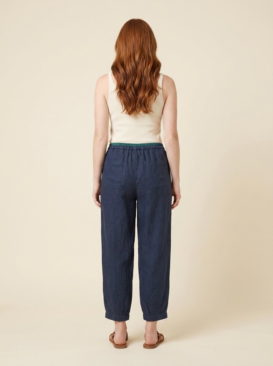 Ely | Linen Pants  Relaxed Tapered Fit, Lightweight and Breathable