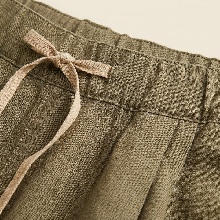 Ely | Linen Pants  Relaxed Tapered Fit, Lightweight and Breathable