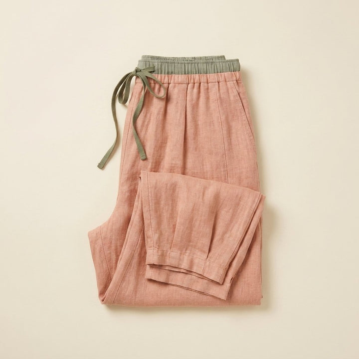 Ely | Linen Pants  Relaxed Tapered Fit, Lightweight and Breathable