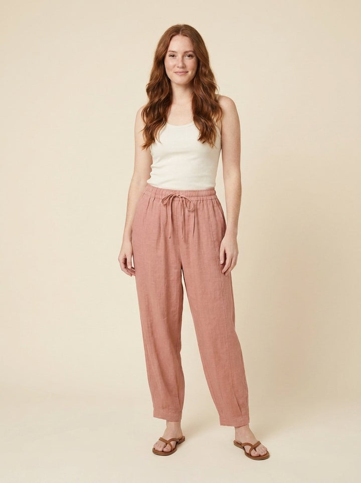 Ely linen pants pink
