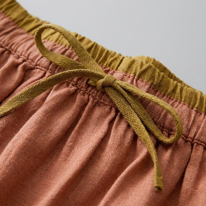 Elysia | Linen Skirt 100% Organic, A-Line Design, Knee-Length