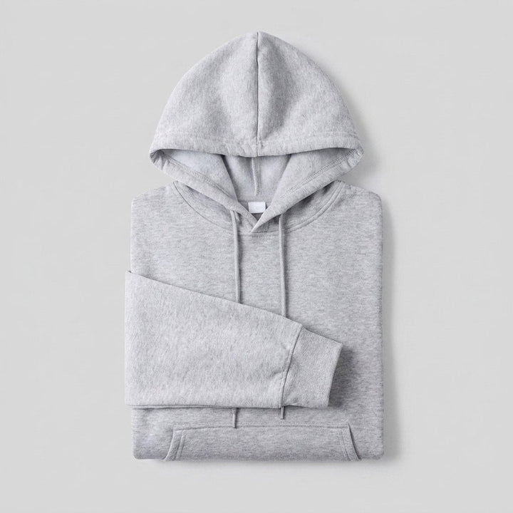 Elysian Basic Hoodie | Unisex Soft Polyester, Classic Pullover Style