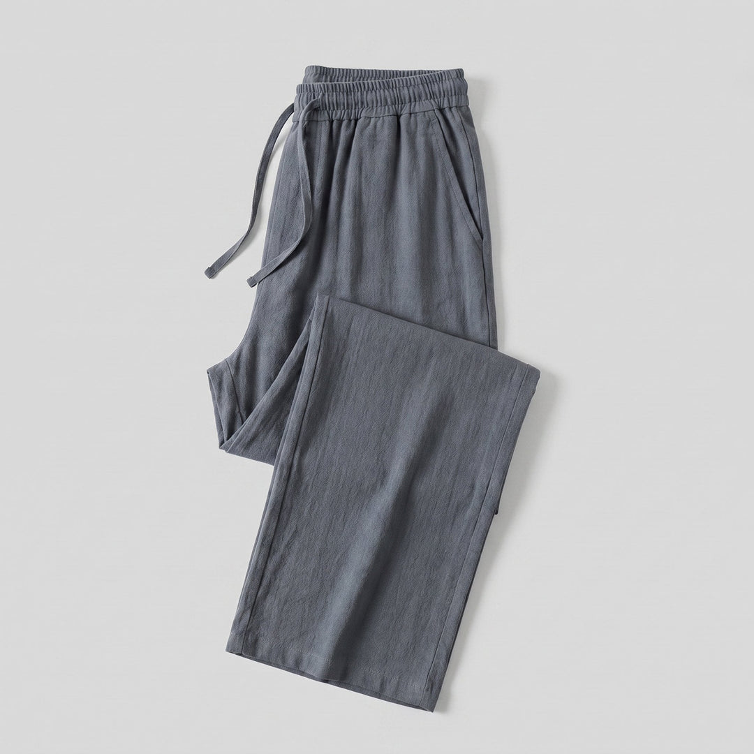 Elysian Pants | Linen-Blend, Relaxed Fit, Adjustable Drawstring