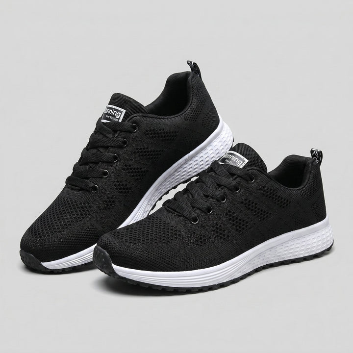 Elysian orthopedic mesh sneakers black