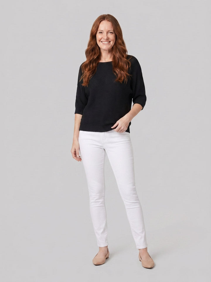 Elysian Spring Sweater black on model