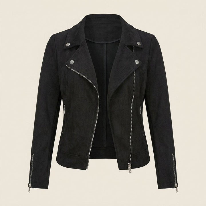 Faux Luxe Moto Jacket | Tailored Fit, Versatile Style