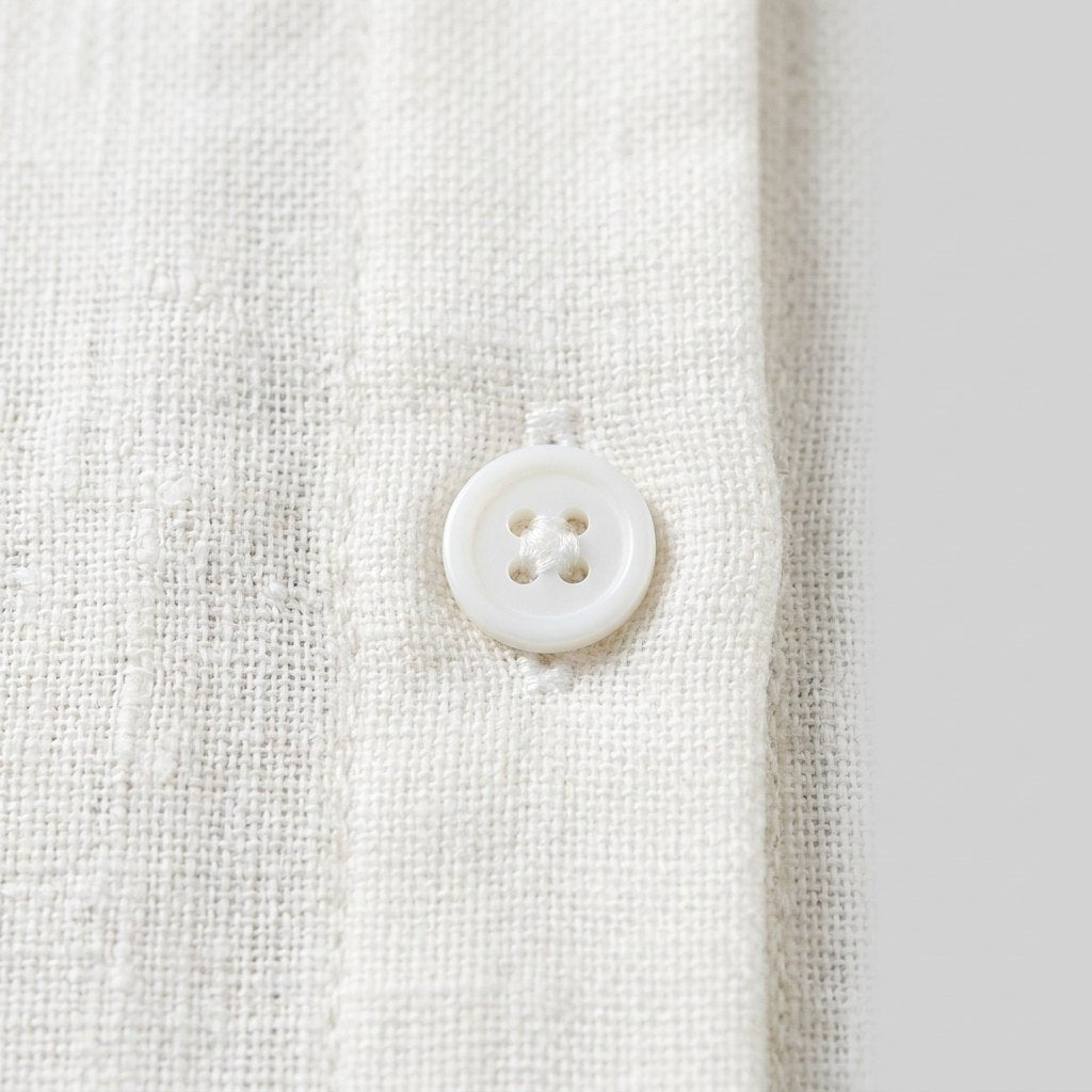 Felicity | Linen Set Breathable Button-Front Shirt & High-Waist Shorts for Women's Clothing