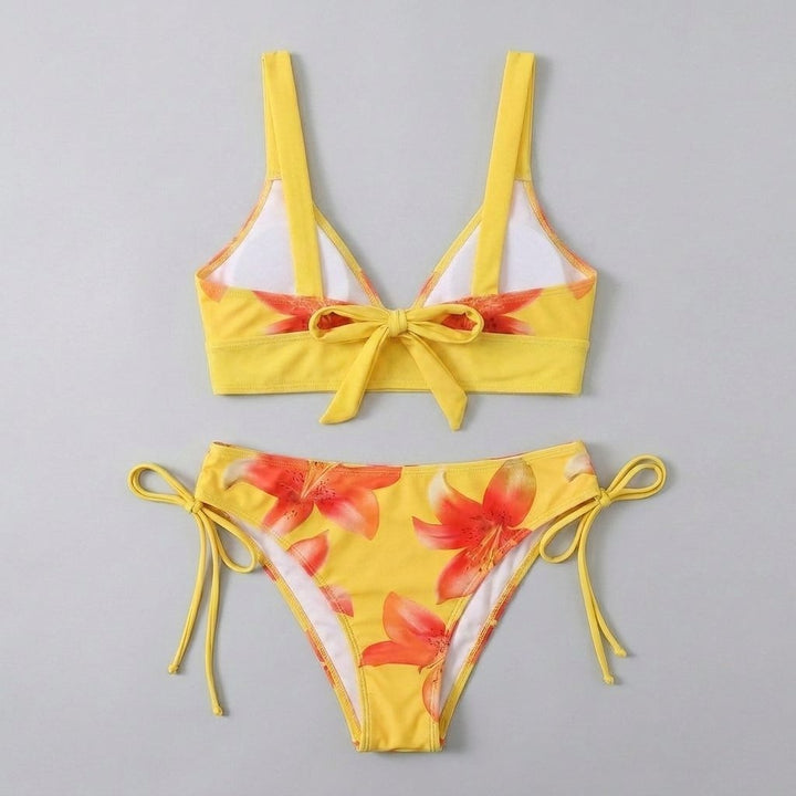 Fleur | Bikini Set Floral Print, V Neck