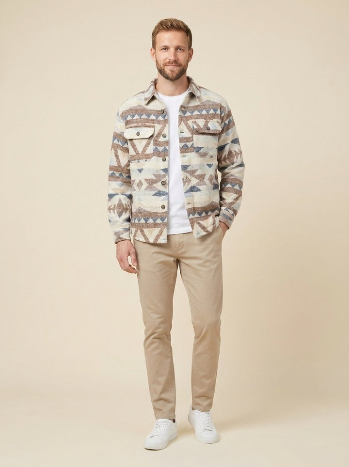 Gian | Aztec wool-blend jacket