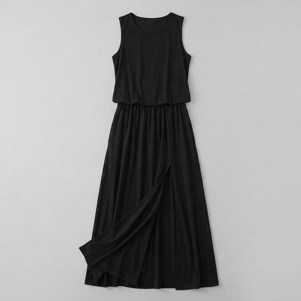 Giana | Summer Dress Loose Fit, Cotton Blend Maxi