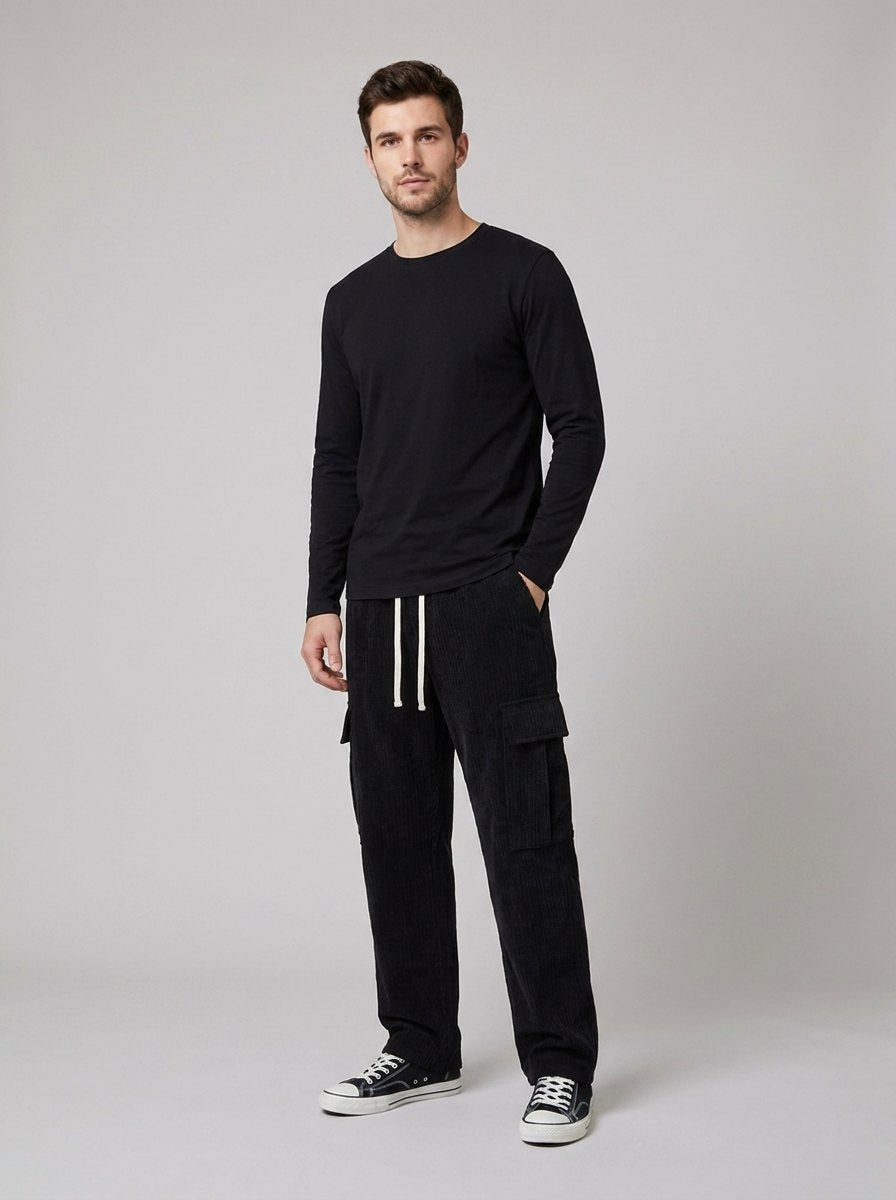 Haggar | Straight Leg Corduroy Pants
