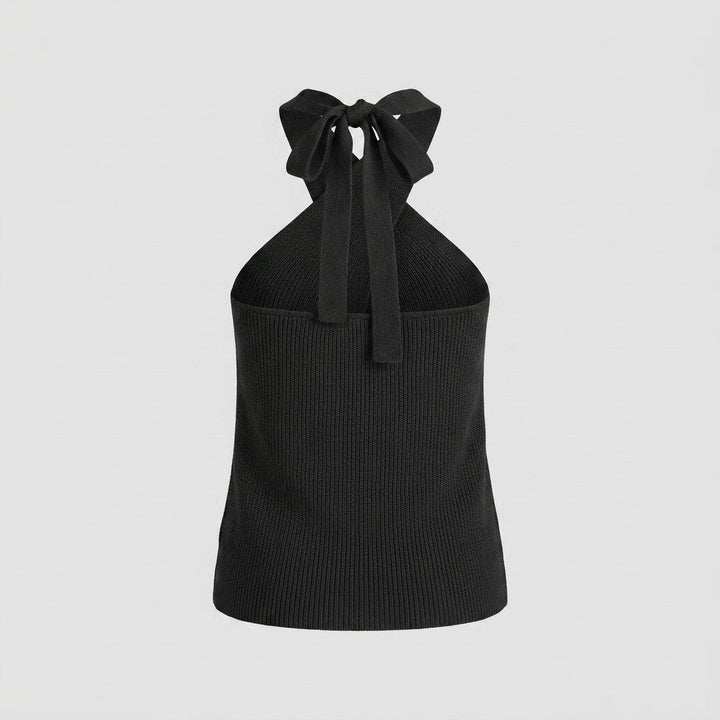 Haven | Halter Top Cross-Over Collar, Regular Fit Womens Top for Going Out