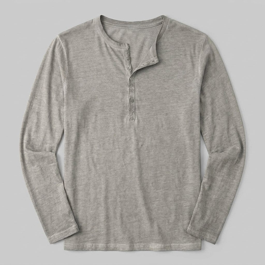 HENLEY |  Classic Long Sleeve Shirt