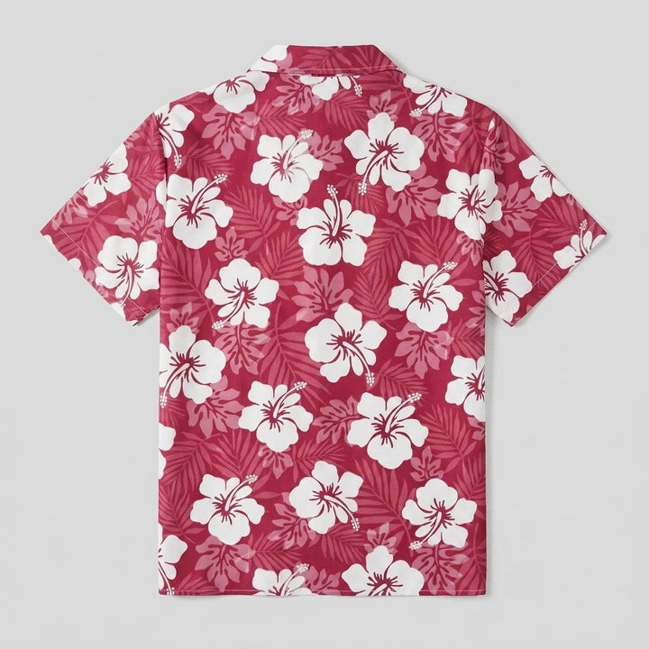 Hibiscus Hawaiian Shirt | Lightweight, Regular Fit