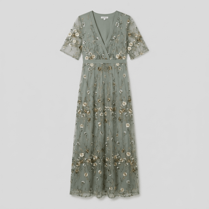Jade Floral Maxi Dress | Comfortable Cotton Summer Dresses