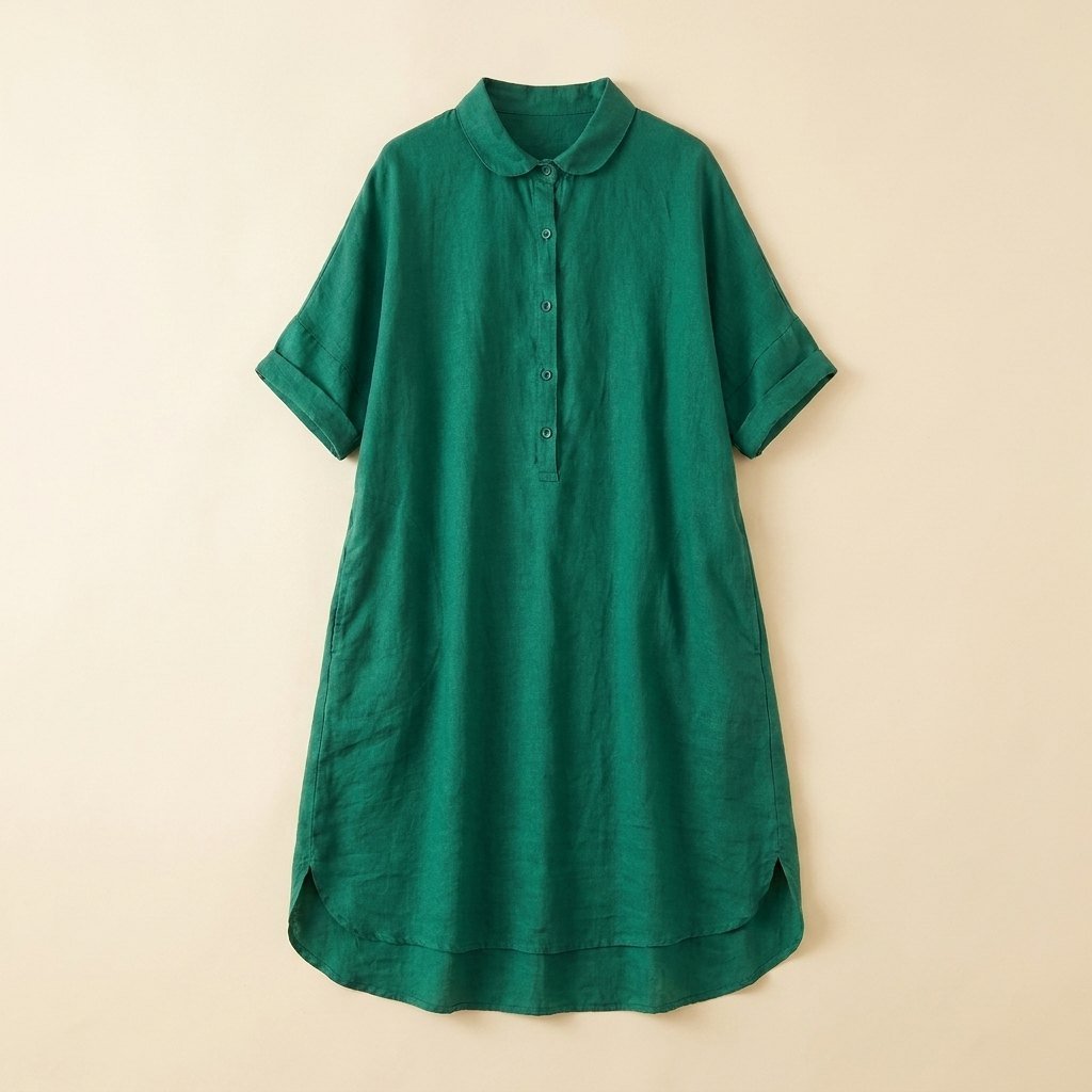 Jade | Plus Size Dress Casual Linen, Comfortable Fit