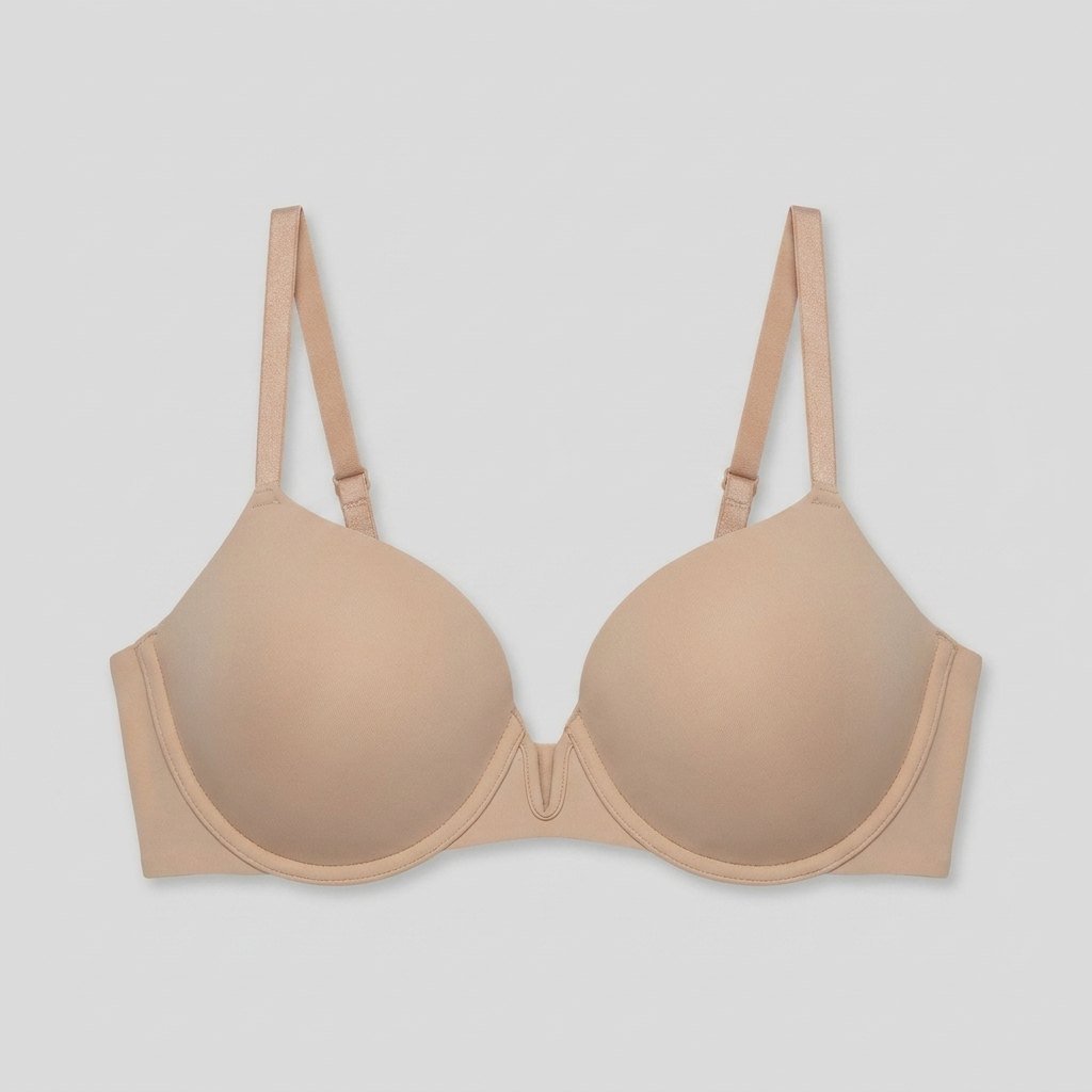 Luxe convertible bra nude front