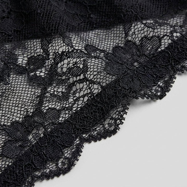Luxe Lace Racerback Bra | Push-Up, Front Closure