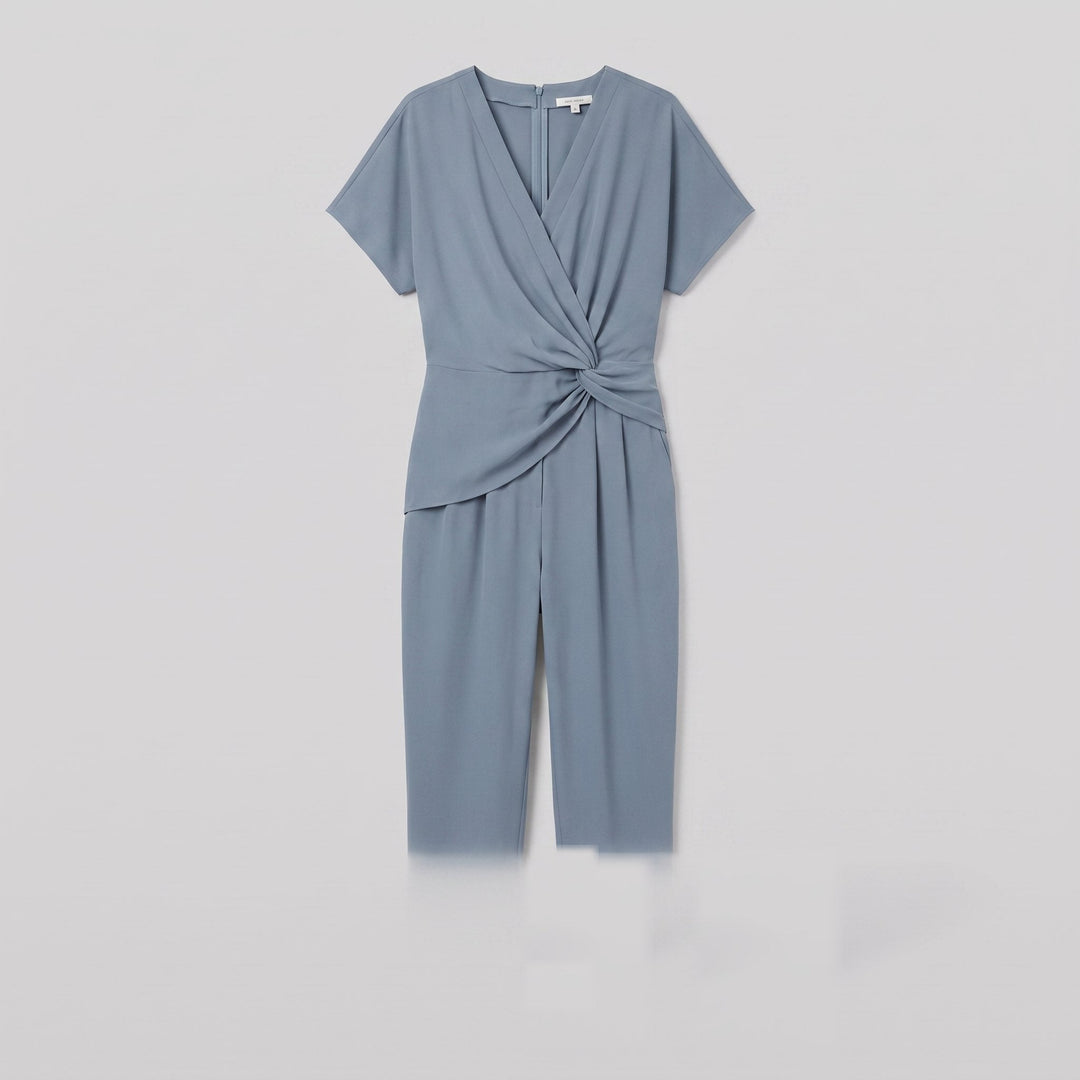 Lyra | Draped Knot Jumpsuit