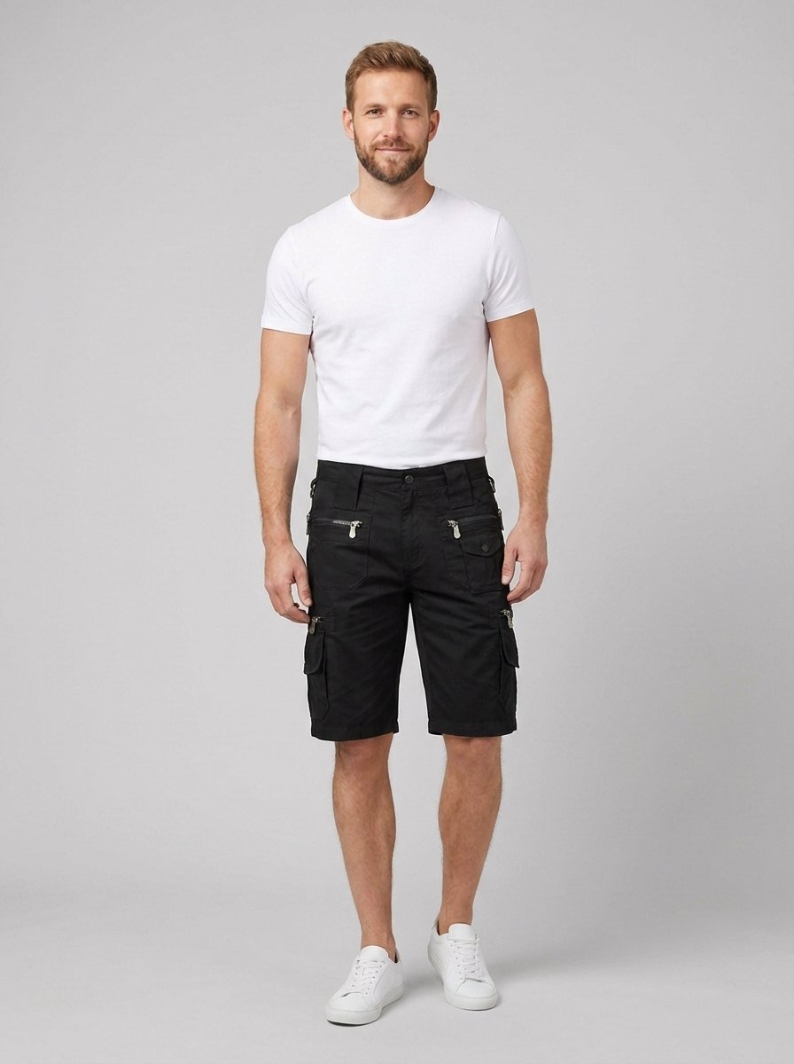 Maverick | Men's Cargo Shorts Multi-Pocket, Knee-Length, Durable Fabric