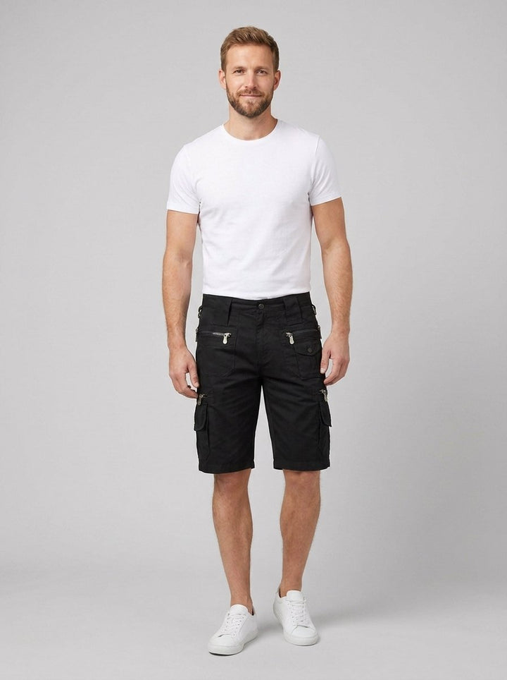 Maverick | Men's Cargo Shorts Multi-Pocket, Knee-Length, Durable Fabric