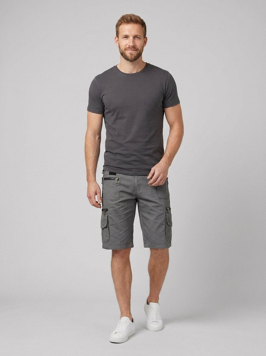 Maverick | Men's Cargo Shorts Multi-Pocket, Knee-Length, Durable Fabric